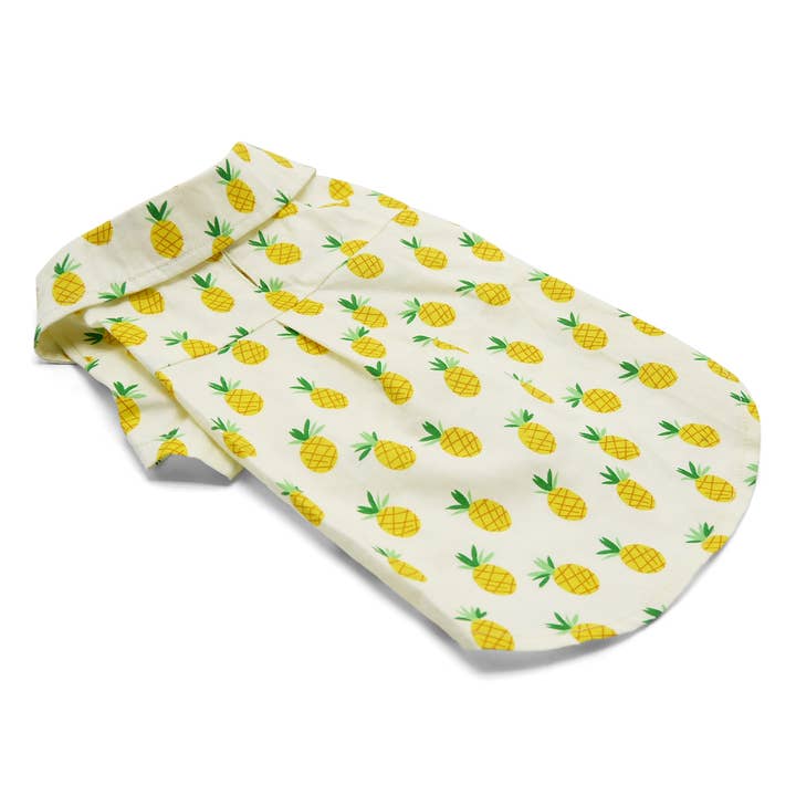 Dogo Pet - Wholesale Pet Shirt - Dog - Pineapple Shirt Yellow4