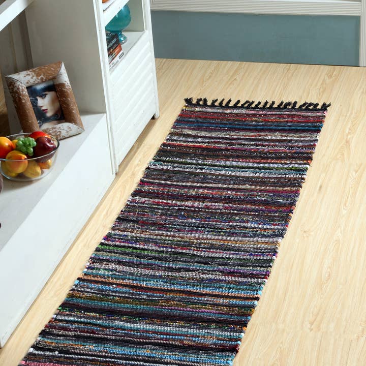 Second Nature Online – Engroshandel Løst tæppe – Festival vævet tæppe i genanvendt bomuldsblanding i forskellige farver25