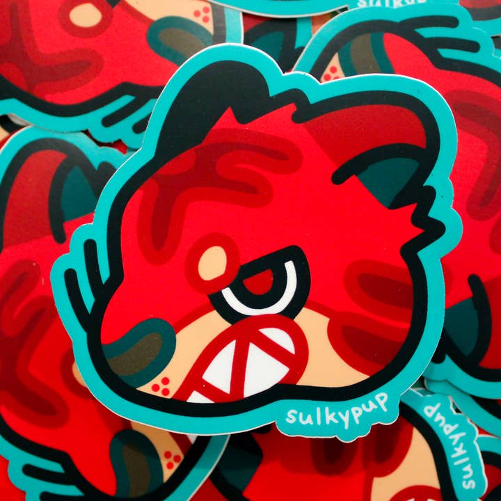 Red Tiger Sticker for wholesale by Sulkypup