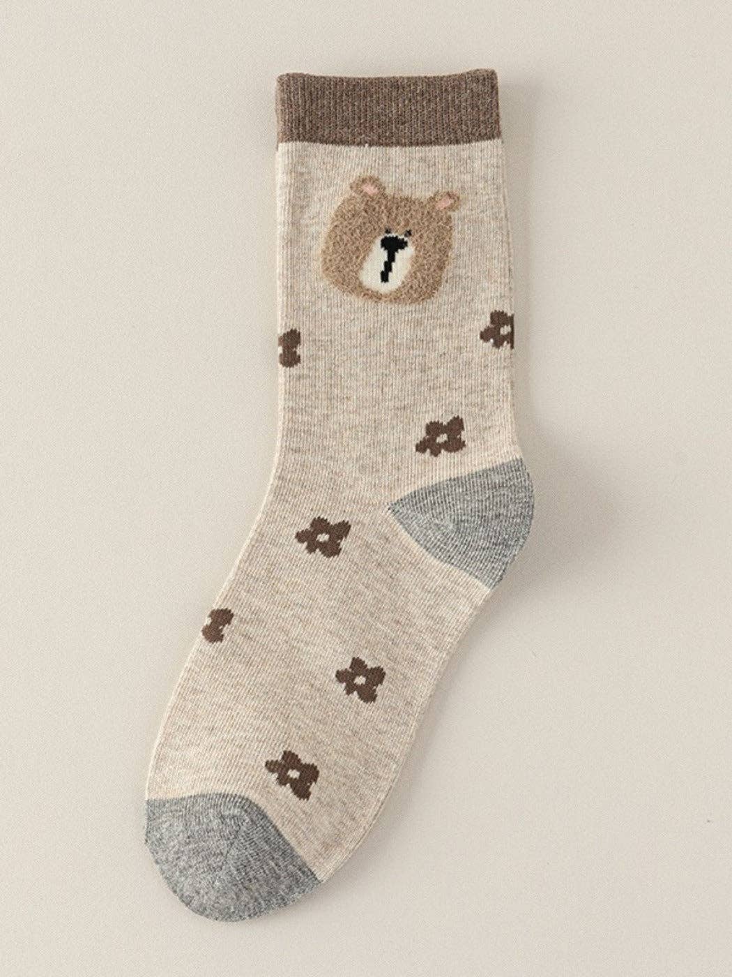 Funkyrel® Atzbranding Limited - Wholesale Socks - Women's - Rufia - Cute Winter Socks with Cartoon Animal Patterns12