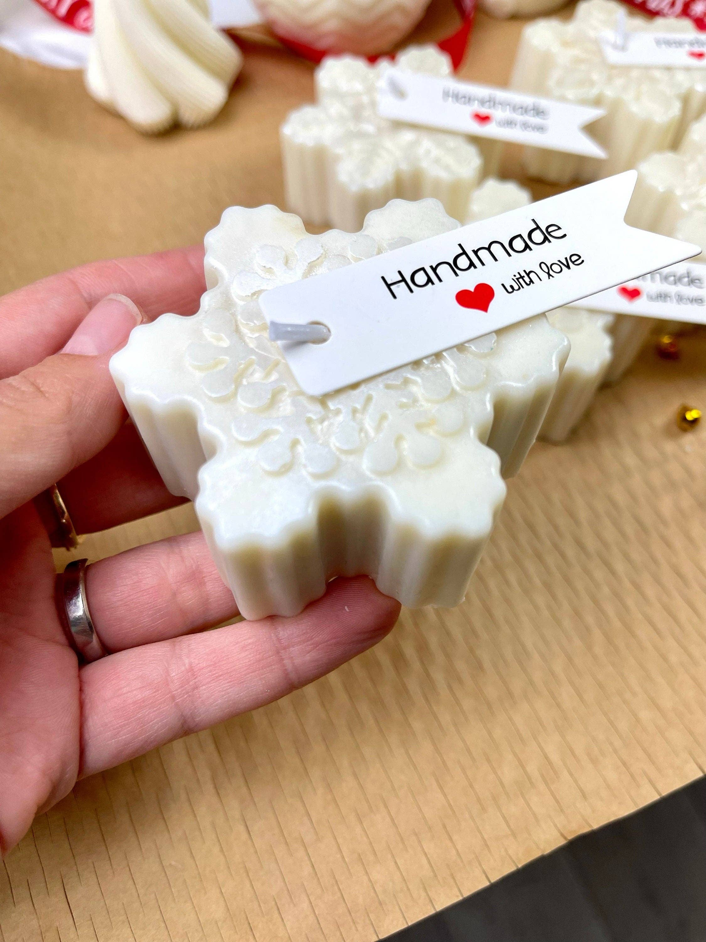 MySunshineCandless - Vente Bougies originales - BOUGIE SNOWFLAKE | Petite bougie de Noël pour les fêtes d'hiver6