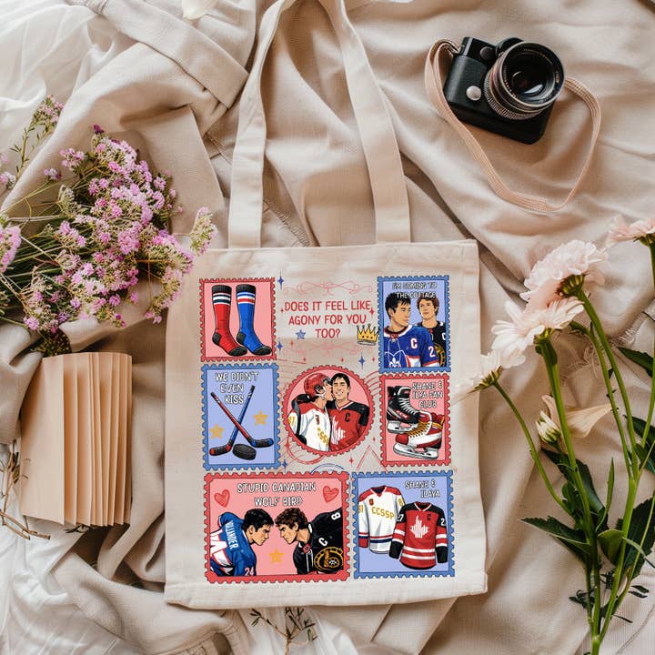 Shadows of Sunshine - Wholesale Tote Bag - Women's - Heated Rivalry Stamps Tote Bag