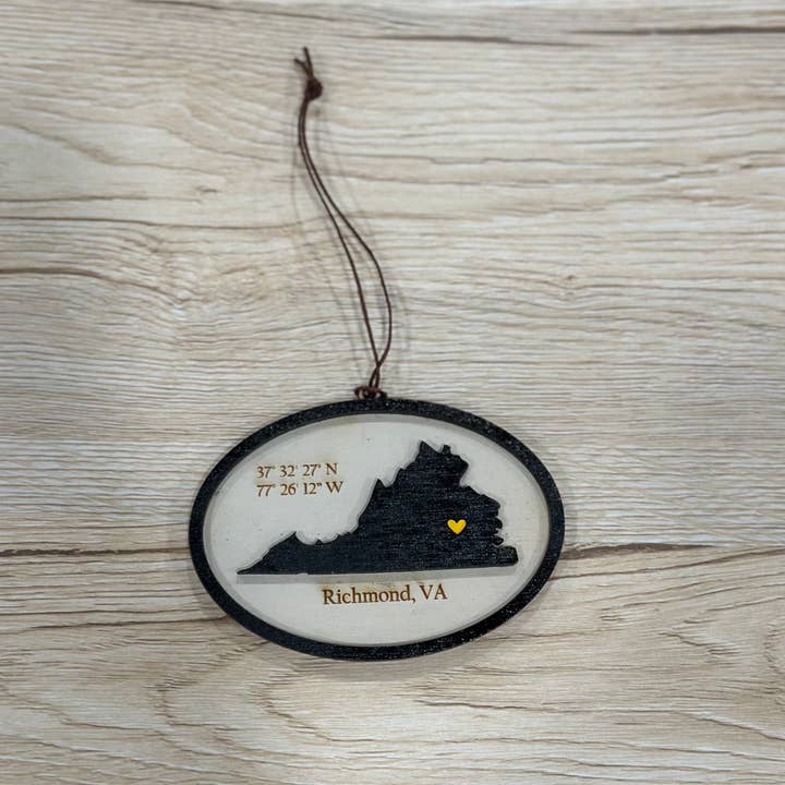 Gifts By Grace - Wholesale Ornament - College gift - Virginia Commonwealth University Ornament1