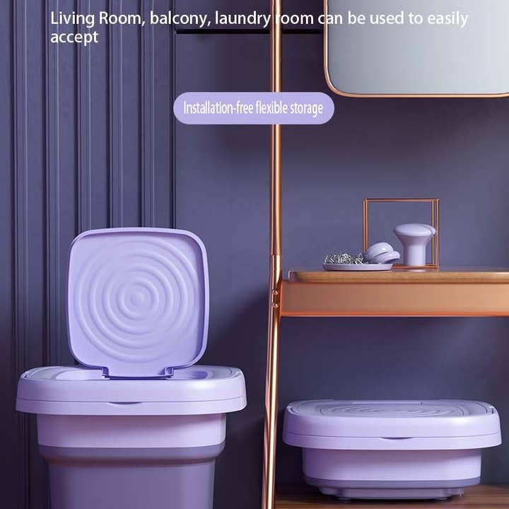 VIGOR - Wholesale Laundry Basket - Folding Portable Washing Machine for Clothes Cleaning Washer