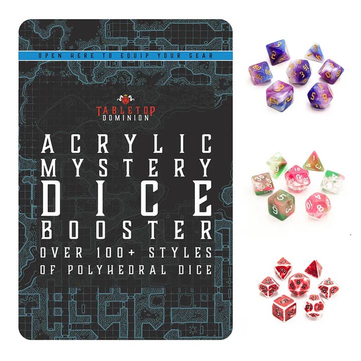 Mystery Dice Booster | Acrylic Set and other Purchase Wholesale dice sets. Free Returns & Net 60 Terms on Faire trending on Faire.