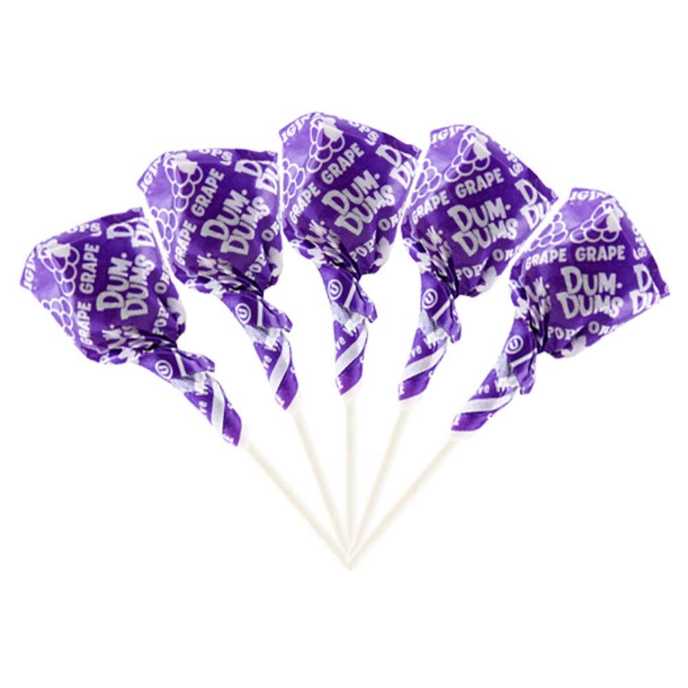 Just Candy - Wholesale Lollipop - Dum Dum Lollipops 25ct - Purple Grape0