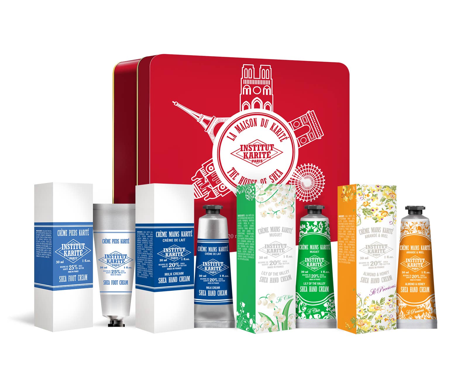 Institut Karité Paris - Wholesale Hand Cream/Lotion - IKP Monuments Body 30 mL Metal Box with case0