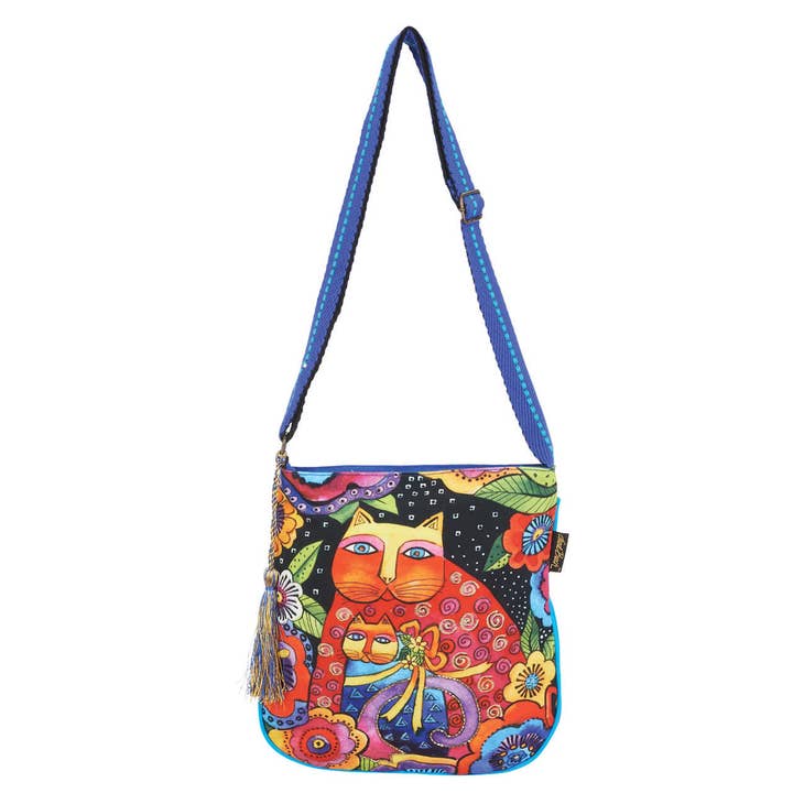 Fall Collections by Sun 'N' Sand - Wholesale Crossbody Bag - Women's - Floral, N/S Crossbody Mother Daughter In Flowers