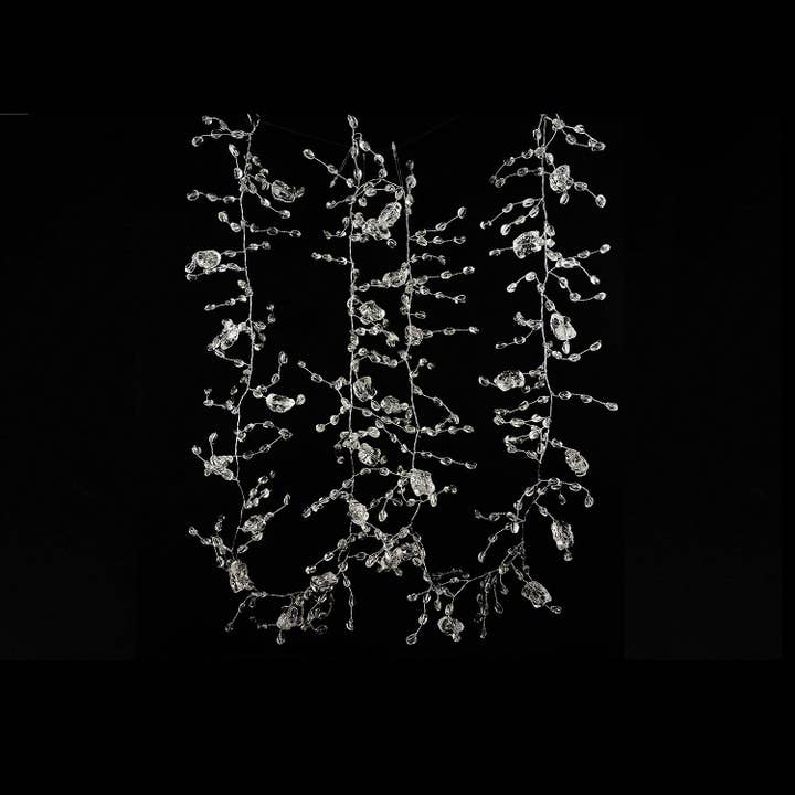 Decor N Beyond – Arco de bandeirinhas por atacado – Guirlanda de gelo acrílico de 6 '2