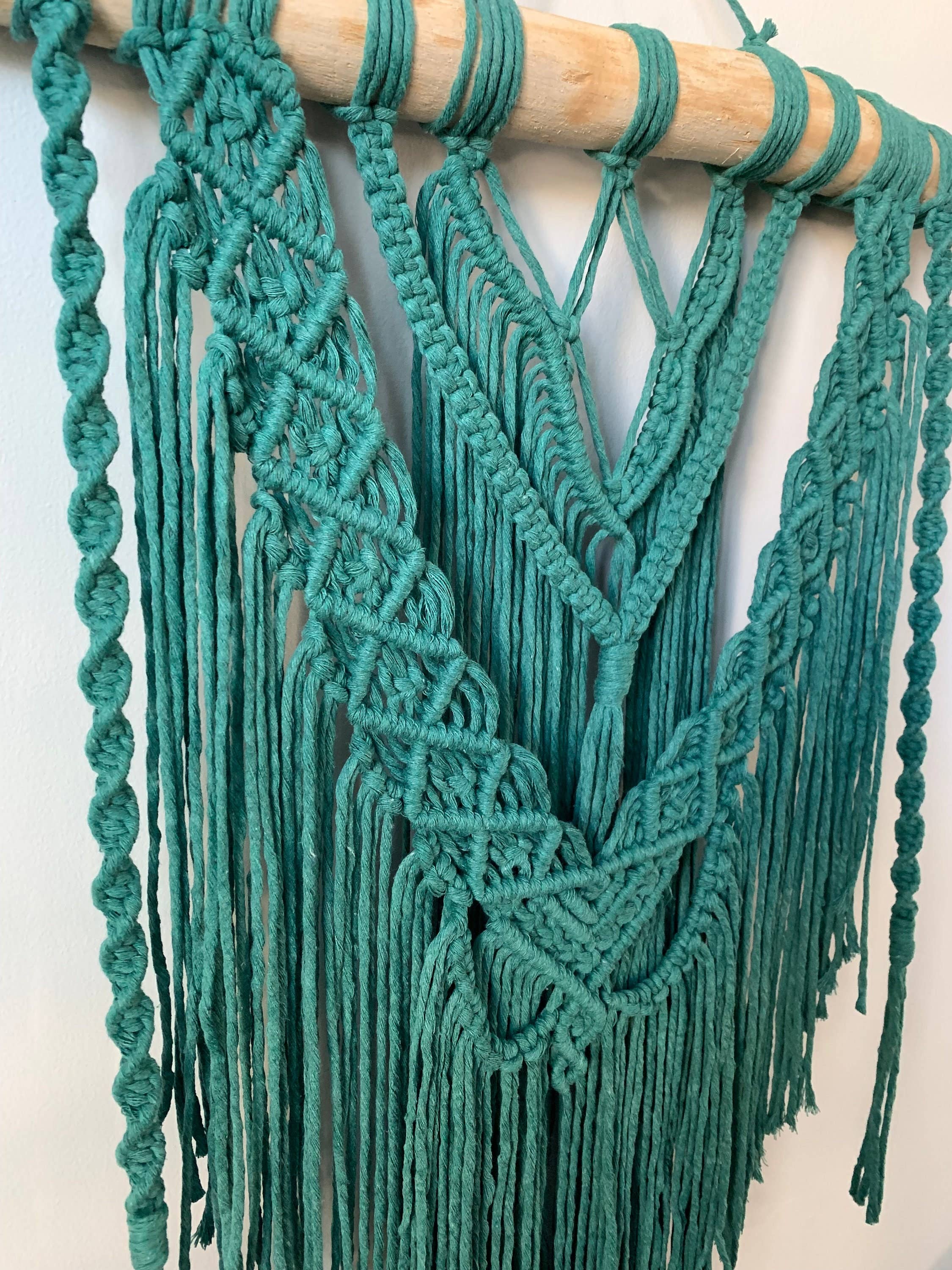 Rosie the Wanderer, Handmade Macramé - Wholesale Tapestry/Textile - Large Macrame - "Allyson" - Macrame Wall Hanging - Color Choices Available3