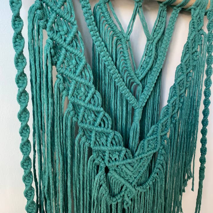 Rosie the Wanderer, Handmade Macramé - Wholesale Tapestry/Textile - Large Macrame - "Allyson" - Macrame Wall Hanging - Color Choices Available3