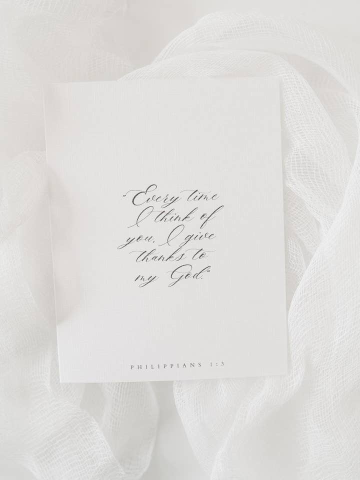 Christliche Dankeskarte | Schriftbasierte Dankbarkeit für den Großhandel von TheGoodStop