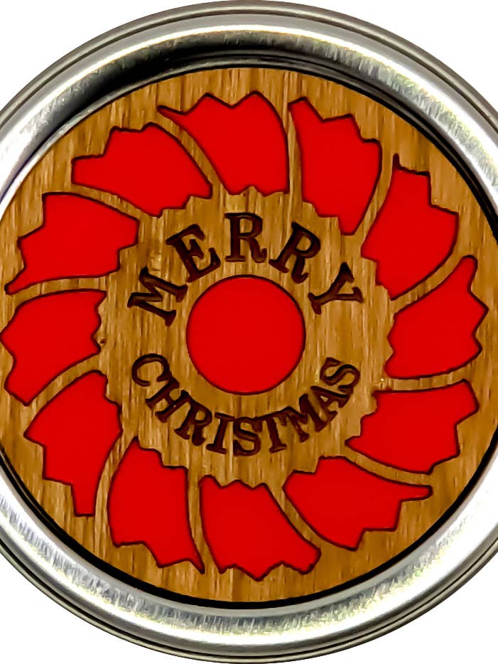 Wreath Wood and Metal Dreambox for wholesale by Woodcutts Inc.