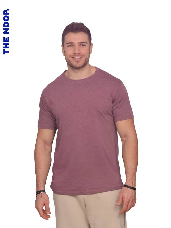 UNISEX MAROON HEATHER 2009 for wholesale by The Ndop Apparel