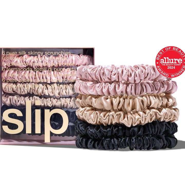 Multi Skinny Scrunchies for wholesale by Slip