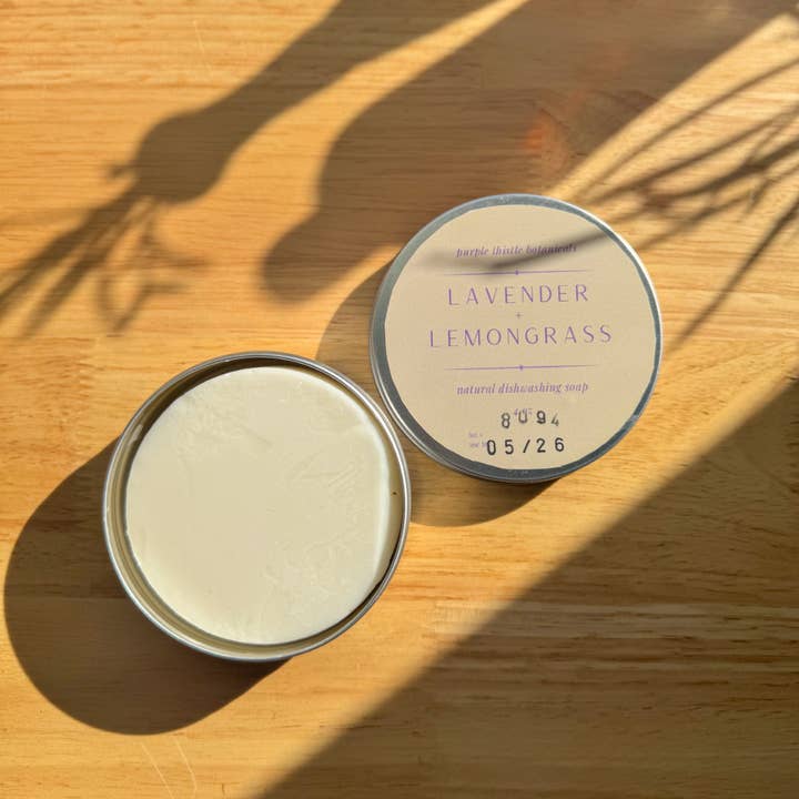 All-Natural Solid Dish Soap for wholesale by Purple Thistle Botanicals