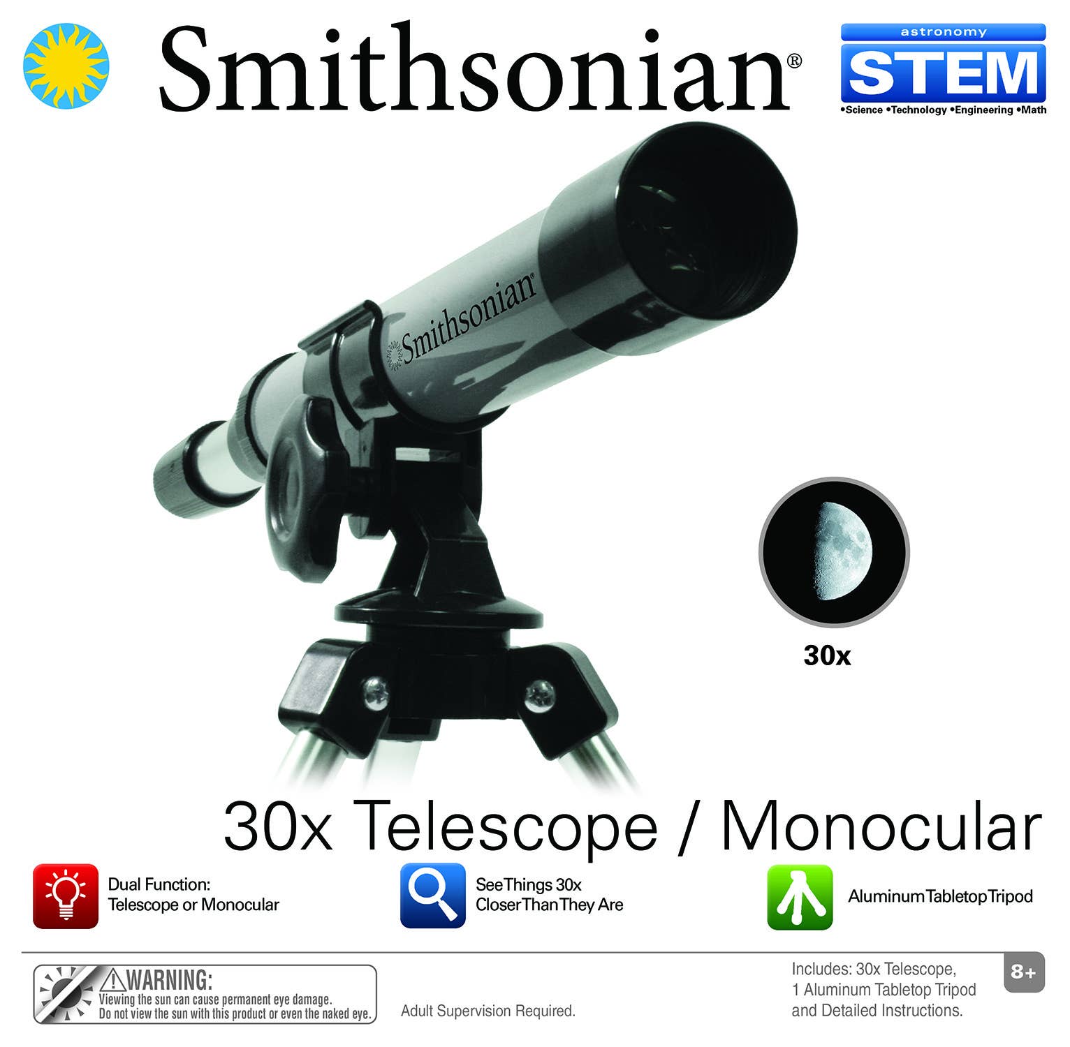 Toysmith - Wholesale Telescope/Microscope - Kids - Smithsonian Telescope / Monocular1