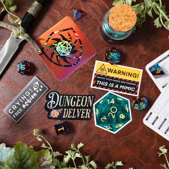 Minva Tabletop Design Co - Wholesale Sticker - Dungeon Sticker Pack