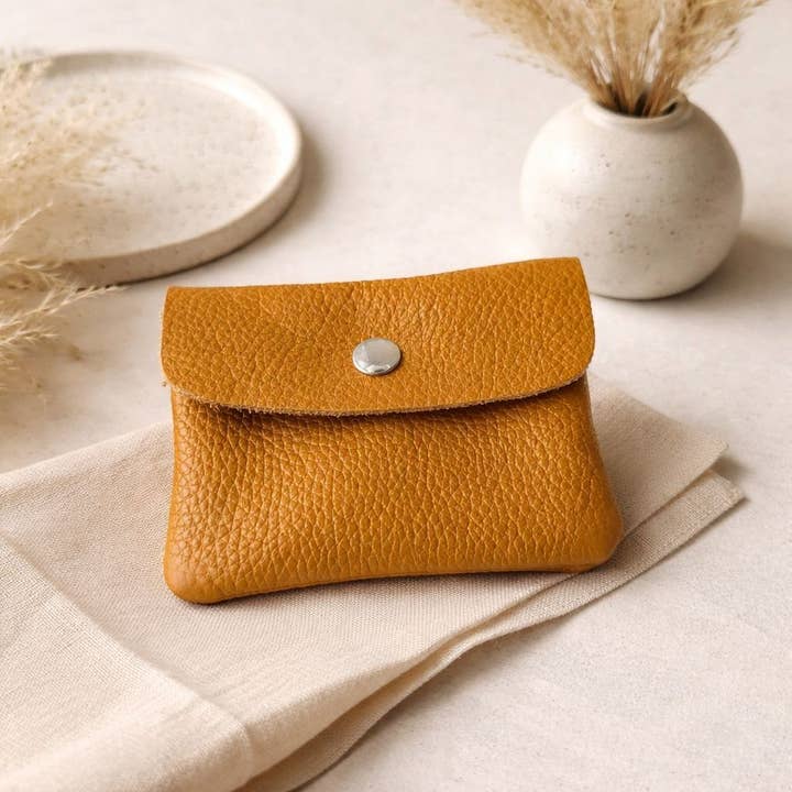 Mini portefeuille cognac pour la vente par Ibiza Boutique