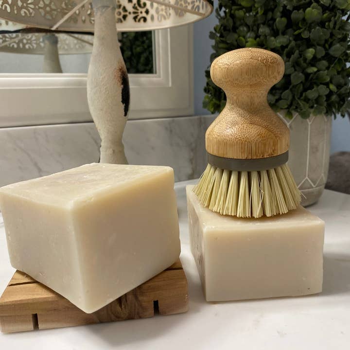 Bare Natural Soap Co - Wholesale Dish Soap - Zero Waste Natural Solid Dishwashing Bar | Scented Dish Soap