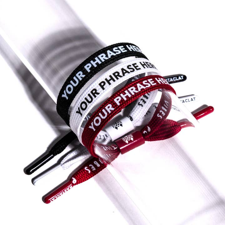 Rastaclat - Wholesale Woven/Braided Bracelet - Printed Customizable Single Lace Bracelet