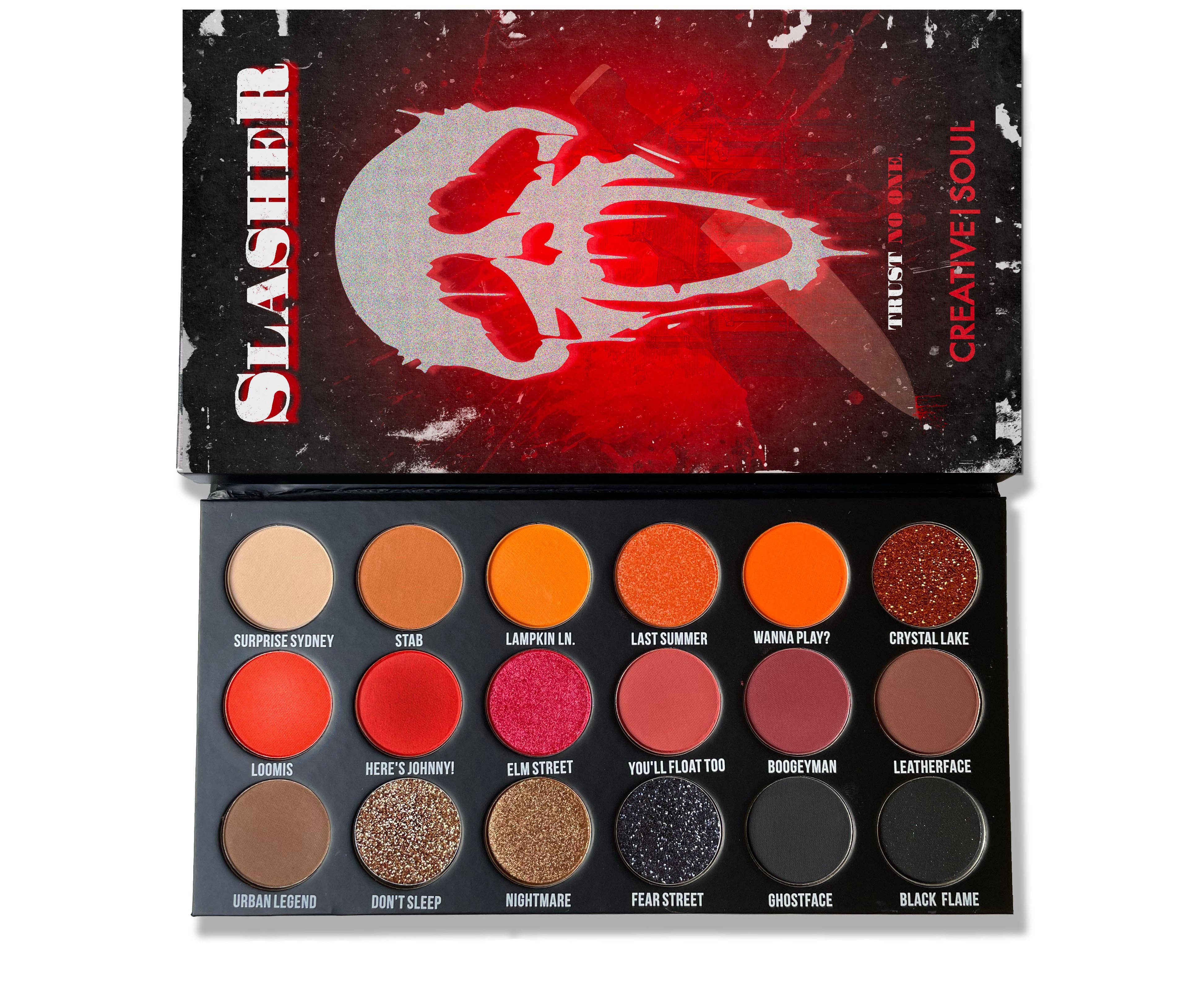 Creative Soul Cosmetics – Engroshandel Øjenskyggepalette – Slasher øjenskyggepalette
