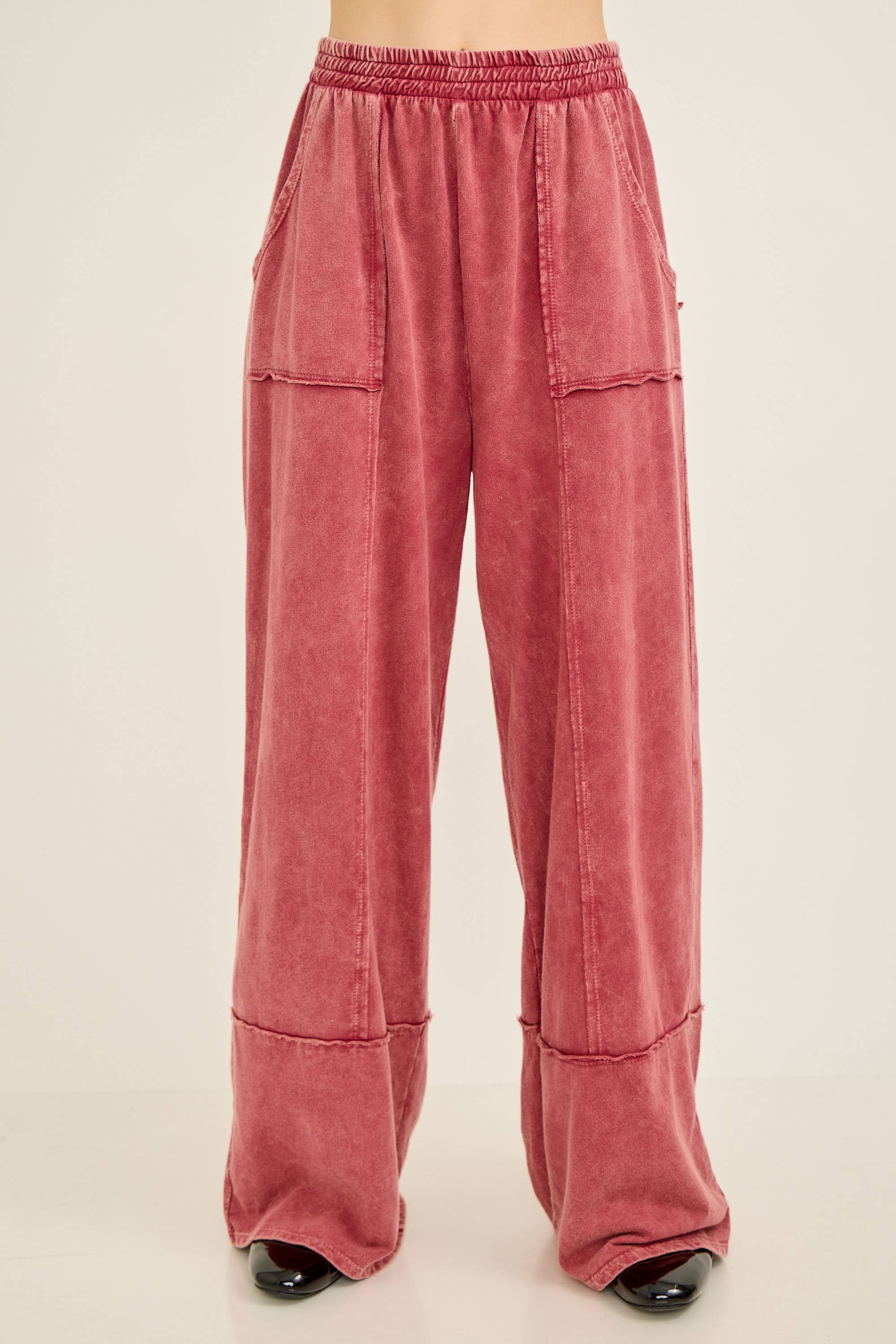 J.Her - Wholesale Pants - Women's - Mineral Washed Everyday Everywhere Terry pants HP68660