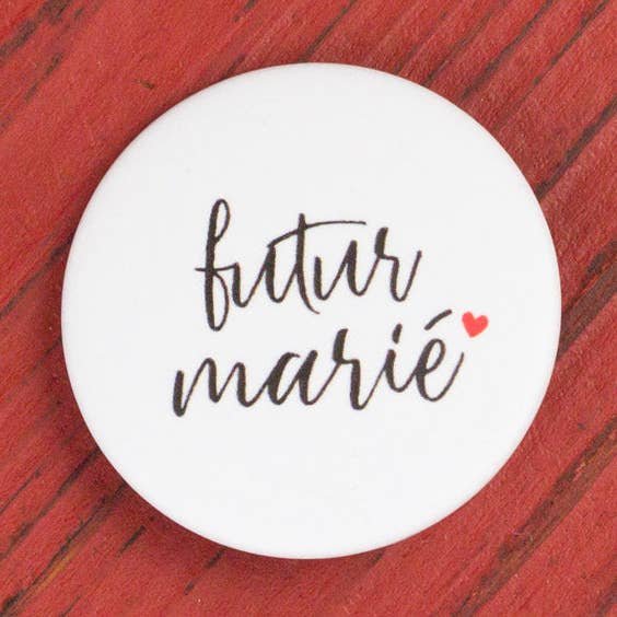 Wedding badge Future groom for wholesale by Te Whaka