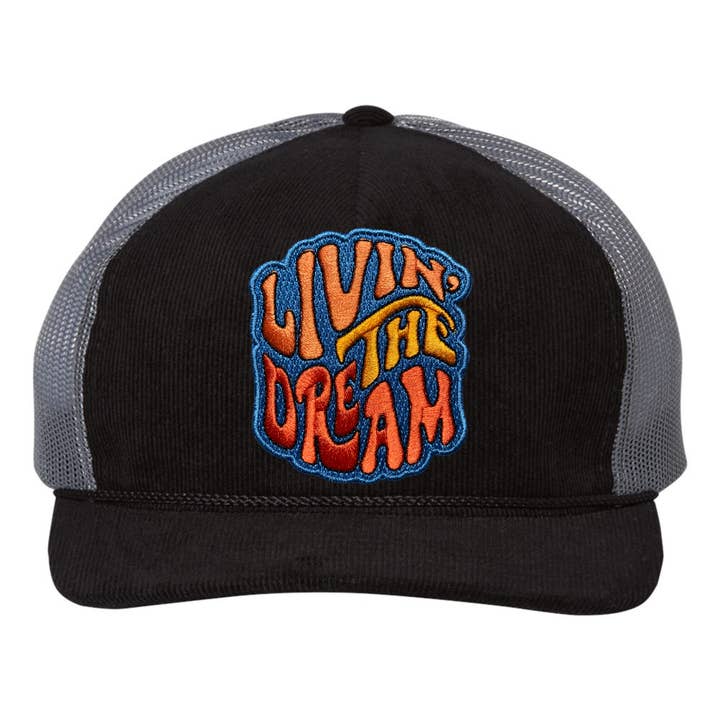 Casquette en velours côtelé Livin' The Dream Patch Casquette en velours côtelé pour la vente par Spruce Seed