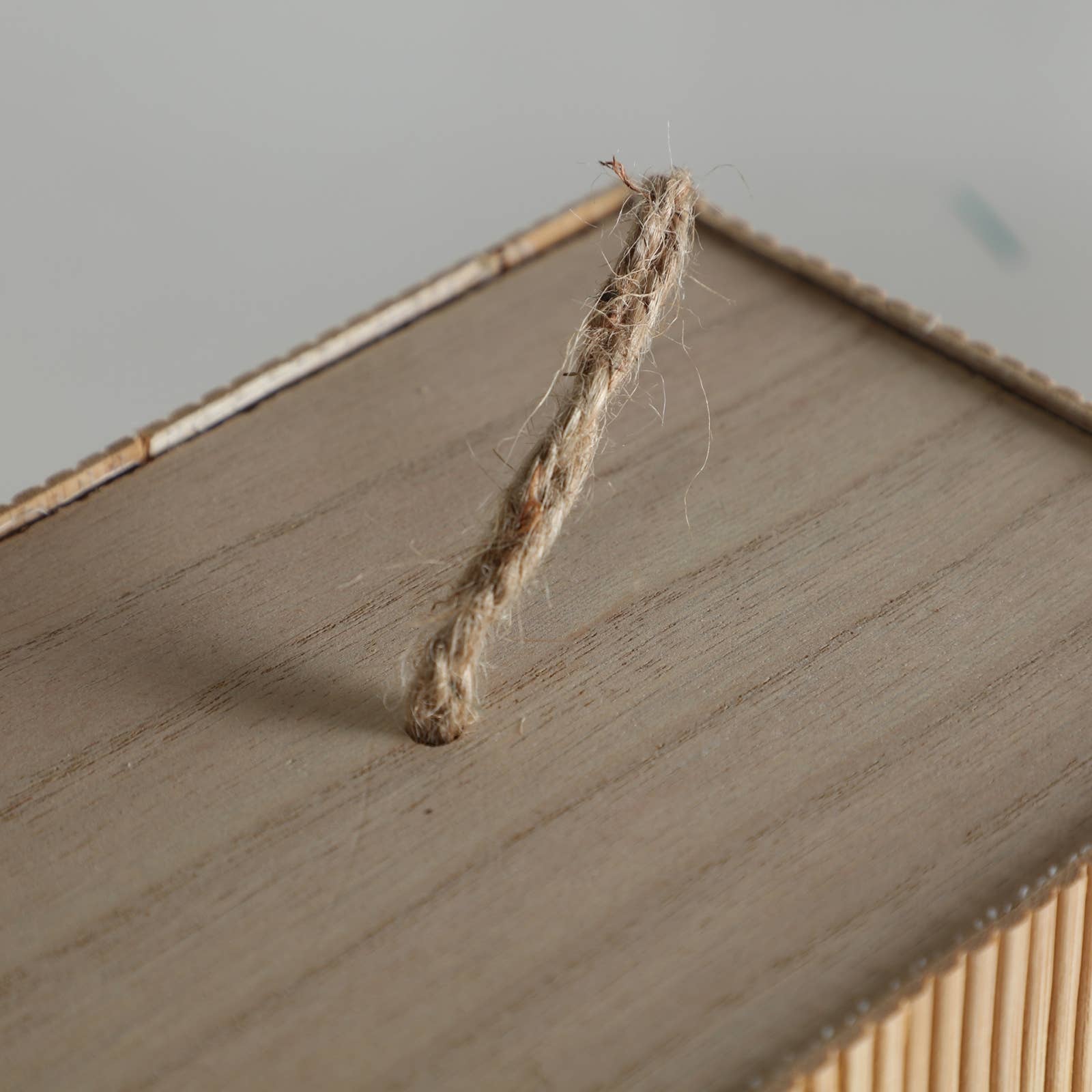 B&B - Wholesale Decoratief doosje - Doos J/3, Van Bamboe, In Lichtbruine Kleur, Van 20X15X10cm1