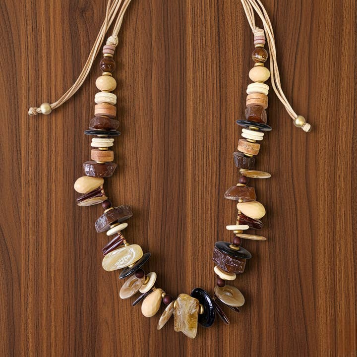 Chunky Barockstein Boho-Perlenkette | Statement-Schmuck für den Großhandel von Bijoux Envie Statement Jewelry