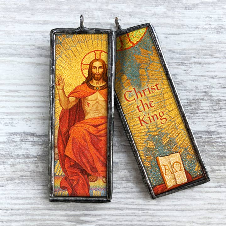 Christ the King Ornament Charm for wholesale by Homestyle Charlie