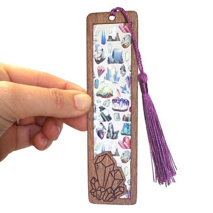Crystal Lover Bookmark with Tassel for wholesale by Art by Sharell
