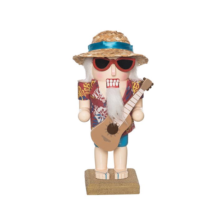 C&F Home - Wholesale Holiday Nutcracker - Christmas Nutcracker With Guitar Decorative Figurine