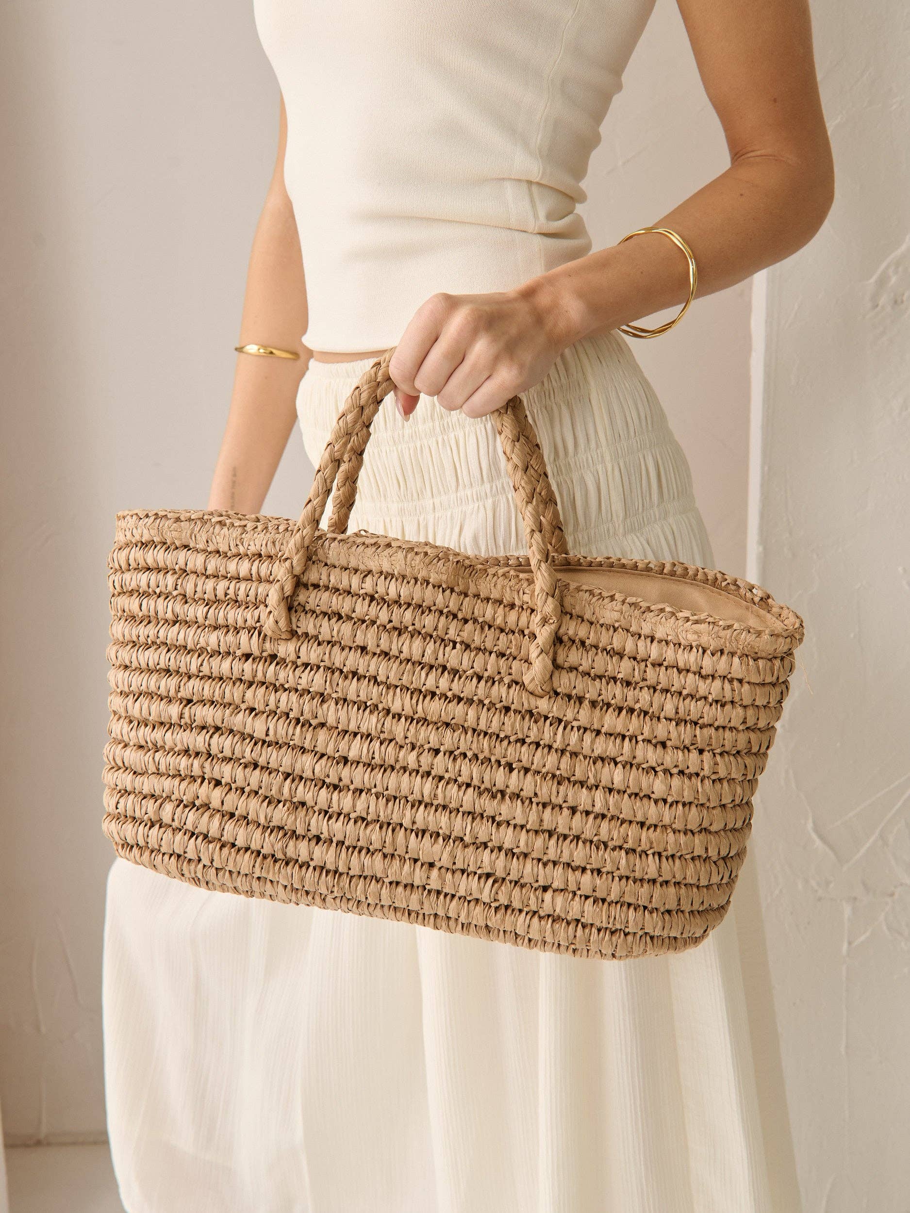 Angels Whisper Accessories - Wholesale Beach bag - Tressa Beach Straw Bag3
