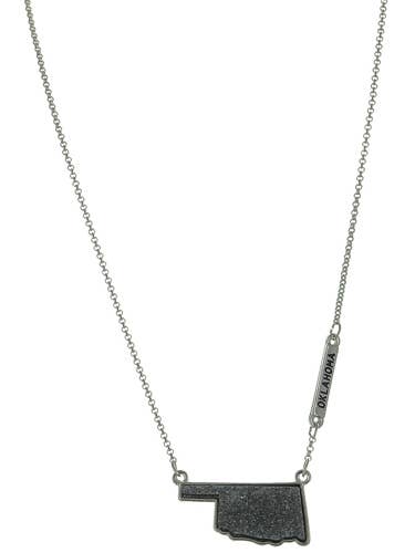 Ensemble collier/boucles d'oreilles Oklahoma en argent pour la vente par Wear N. E. Wear Jewelry & Gift Co, LLC