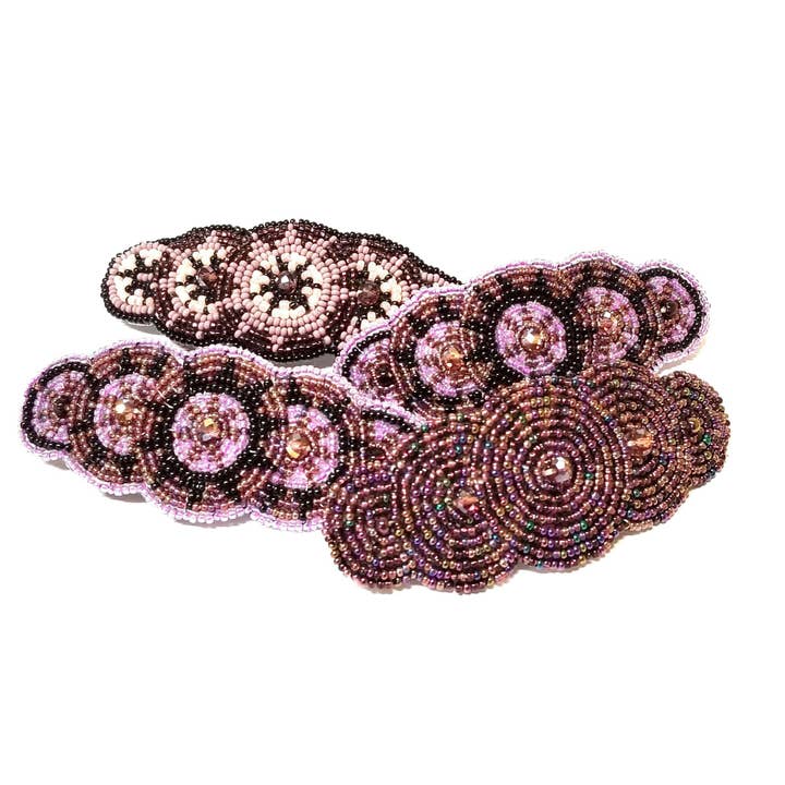 Andrea Seed Bead Hair Barrette - Guatemala for wholesale by Lumily