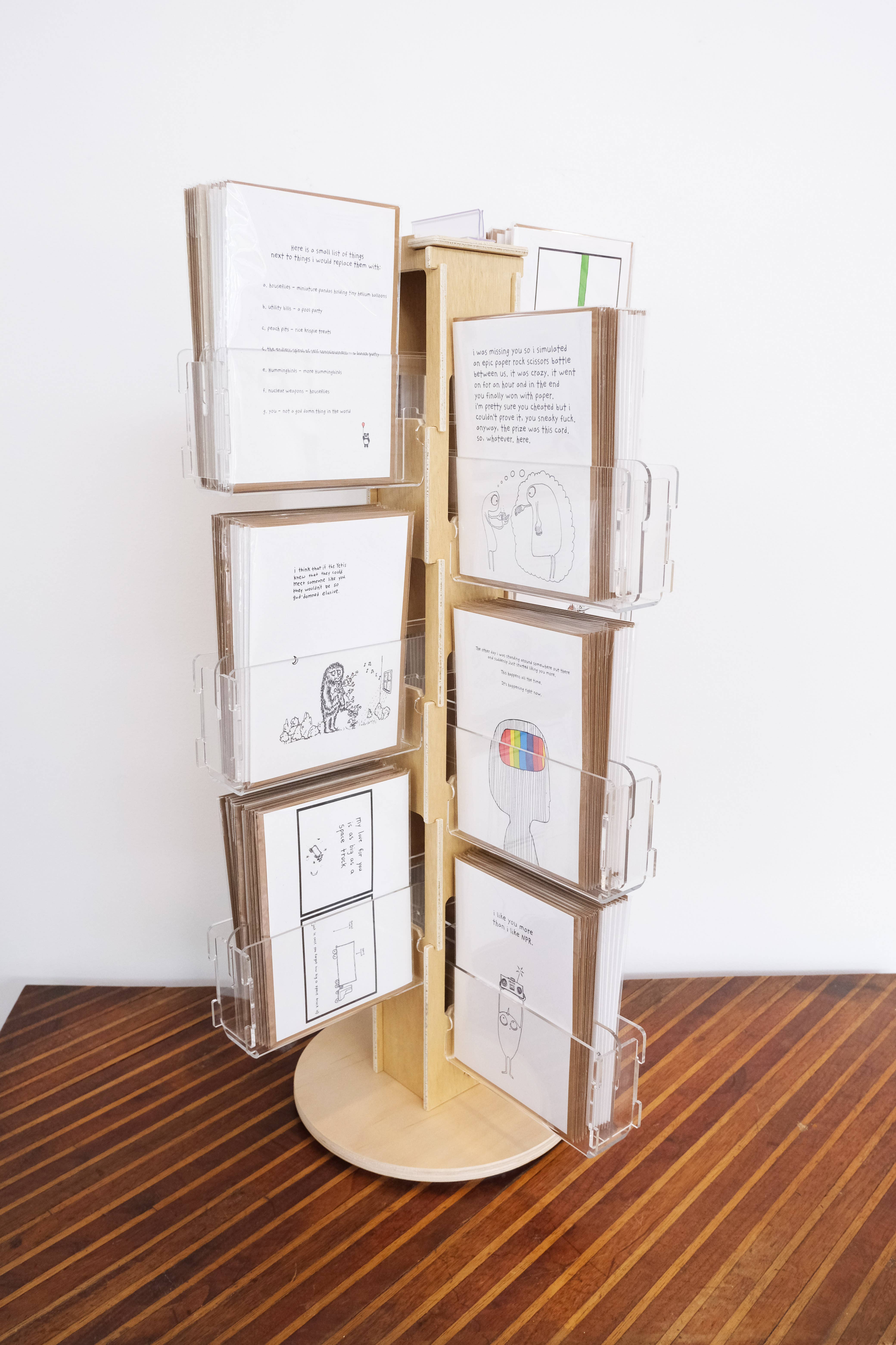 The Art of Seth – wholesale Vardagliga hälsningskort – ”Normala produkter” Bästsäljare + Kortspinner 8