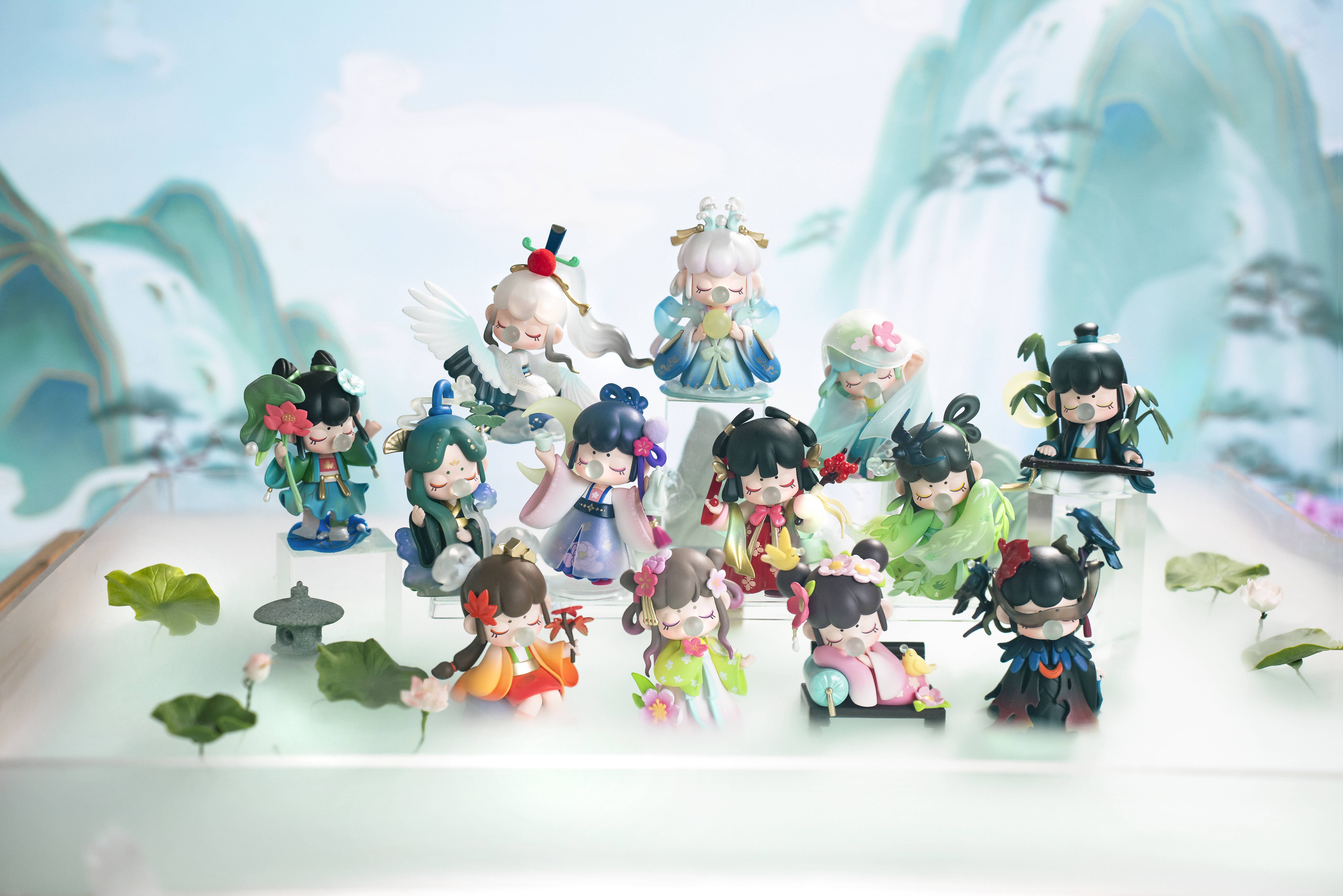 Robotime - Vente Figurine décorative - ZKXX Robotime Rolife Nanci Boîte mystère de poésie chinoise