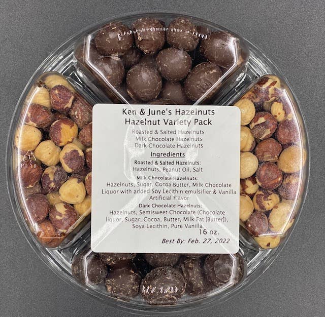 Ken and June’s Hazelnuts - Wholesale Chocolate Covered Sweets - Hazelnut Variety Pack 16oz.2