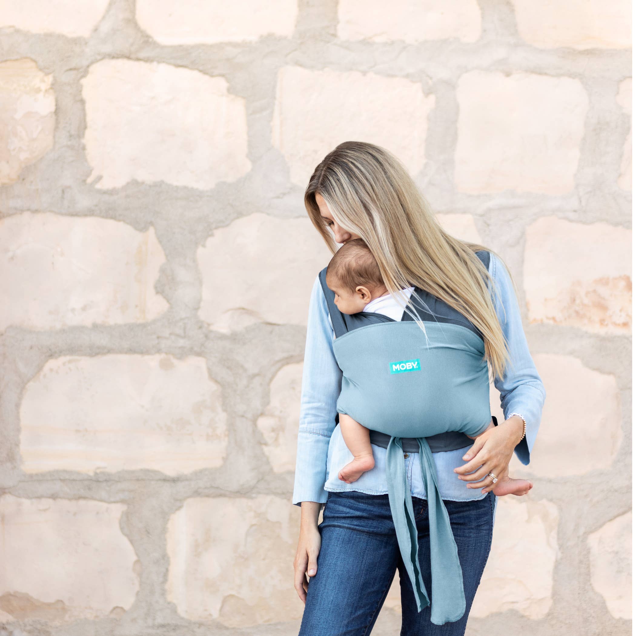 Moby - Wholesale Baby Carrier - Moby Easy Wrap Sea Spray6