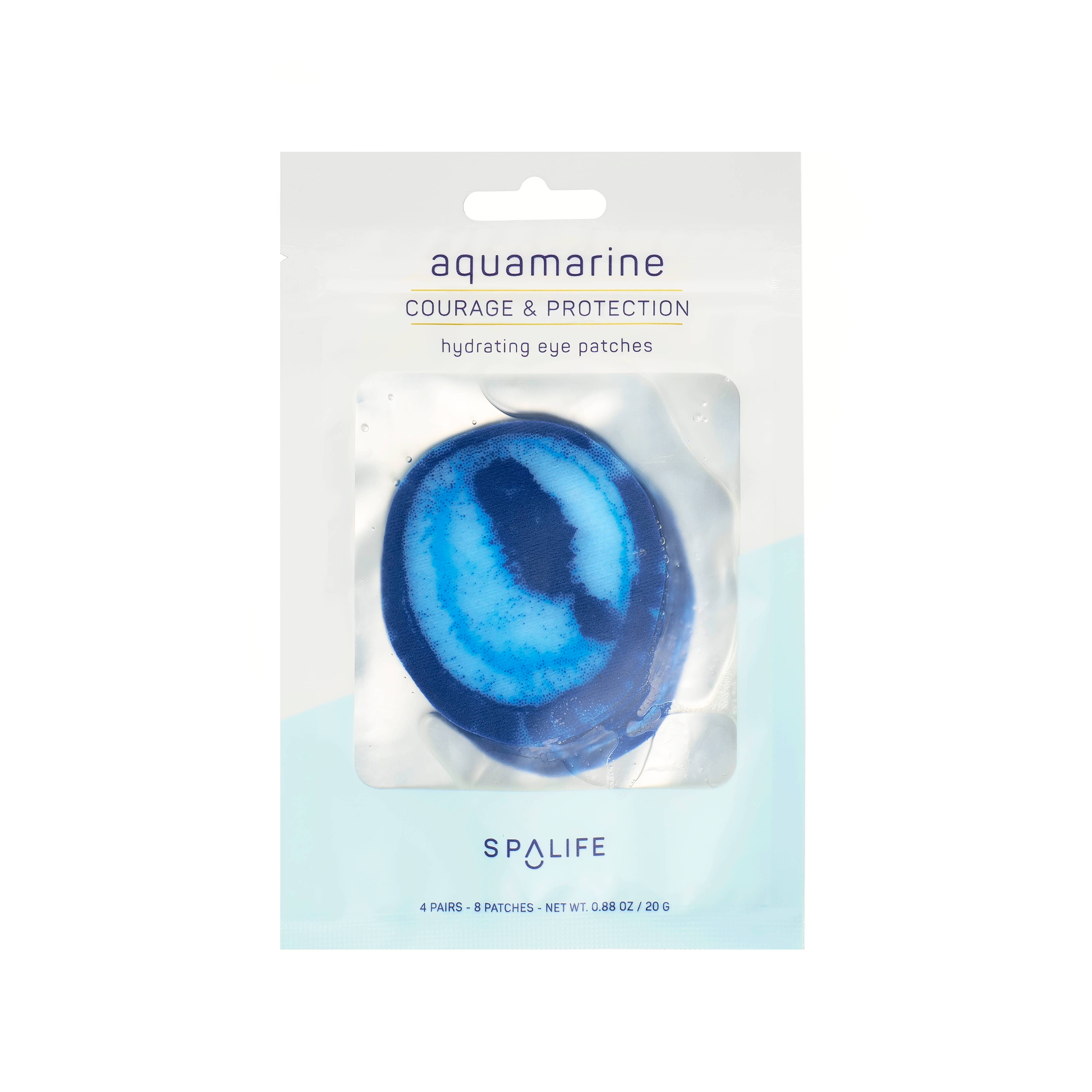 My Spa Life - Wholesale Eye treatment mask - Hydrating Eye Patches - 4 Pairs - Aquamarine Inspired