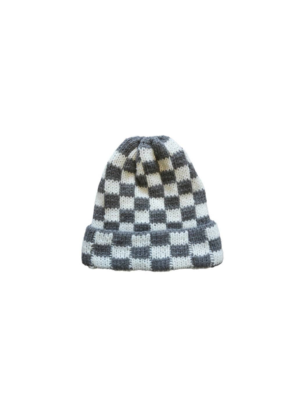 Funkyrel® Atzbranding Limited - Wholesale Beanie - Women's - Haila - Winter Checkered Knitted Beanie3