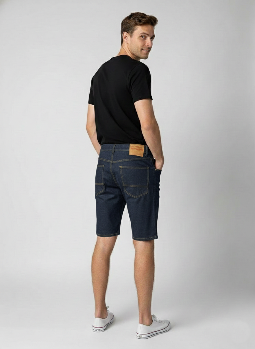 Lime Tree Clothing Inc. – Engroshandel Shorts – Mænd – Lime Tree Denim shorts med lige pasform – Jorts til mænd8