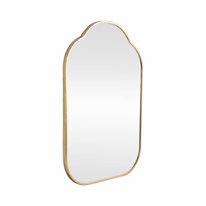 Sagebrook Home - Wholesale Wall Mirror - Wall Mirror - Gold Metal Framed Boho Arched Top, 37 in.5