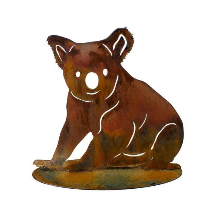 Sitting Koala Stand Large Garden Art for wholesale by Overwrought