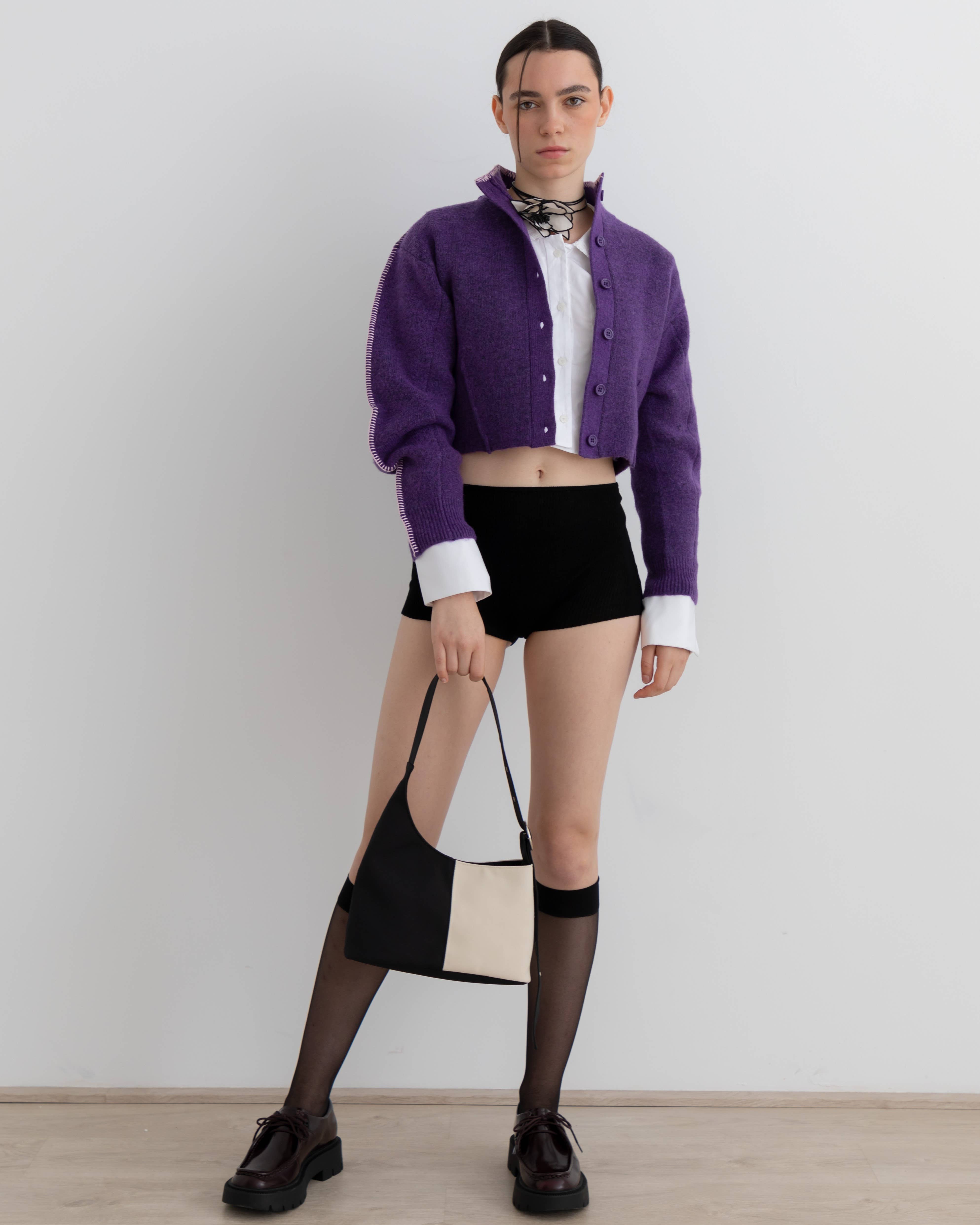 Reliée Studio - Vente Sac à bandoulière – femme - Sac asymétrique bicolore Simona6