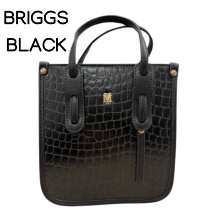 VeraMay - Wholesale Top handle bag – women's - Briggs Black Vera May Vegan Fashion Handbag