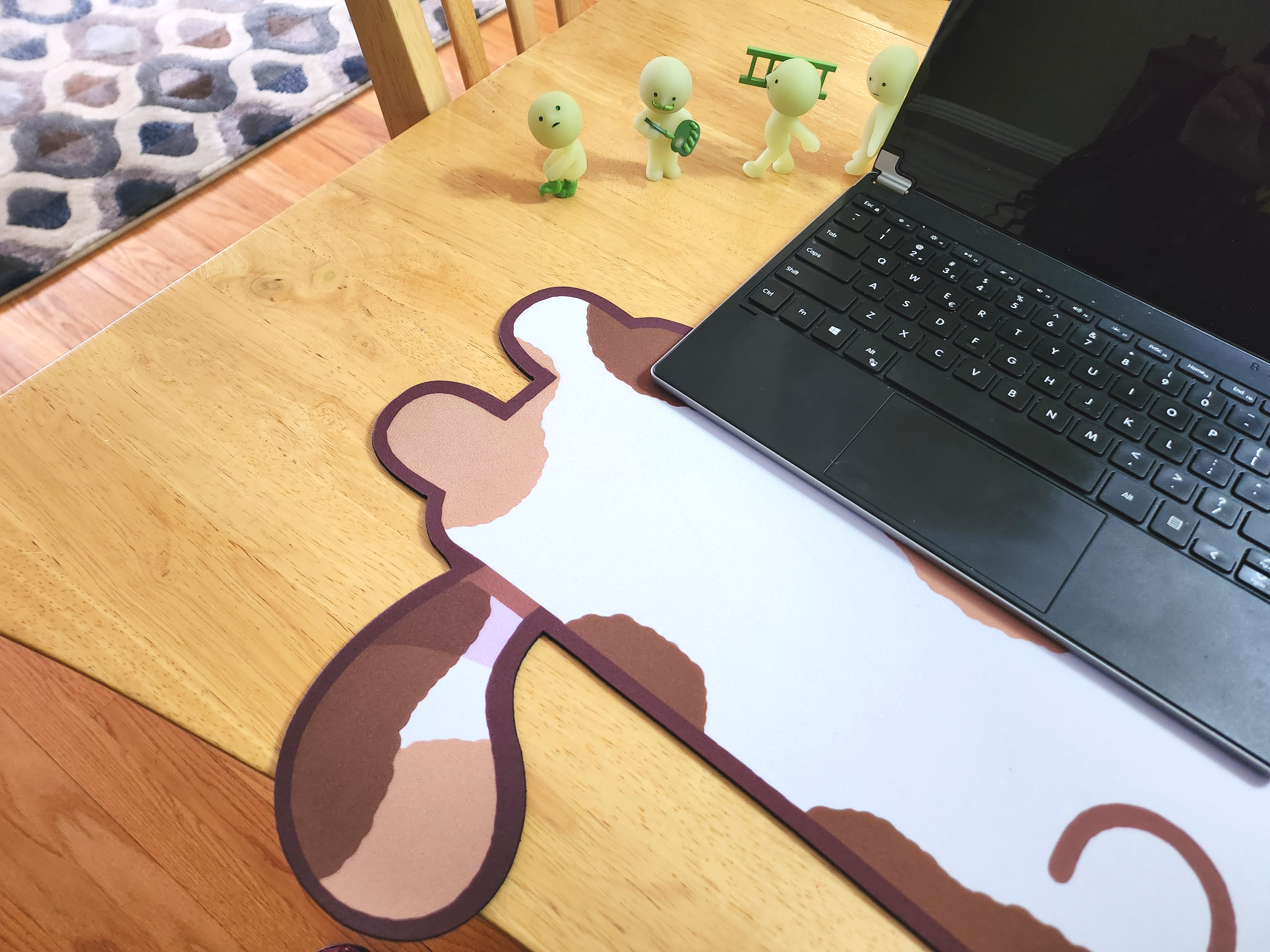 mirupiico - Wholesale Mousepad/Trackpad - Longboi the Calico Kitty 24 Inch Kawaii Deskmat Mouse Pad2