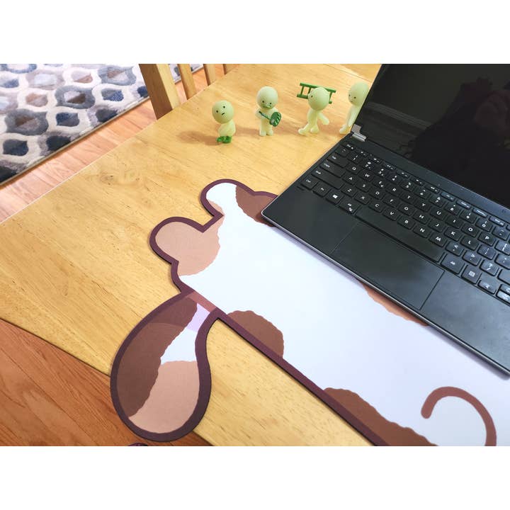 mirupiico - Wholesale Mousepad/Trackpad - Longboi the Calico Kitty 24 Inch Kawaii Deskmat Mouse Pad2